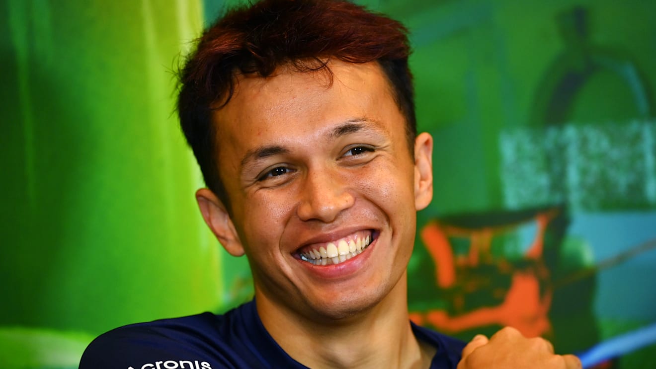 BAKU, AZERBAIJAN - JUNE 10: Alexander Albon of Thailand and Williams looks on in the Drivers Press Conference prior to practice ahead of the F1 Grand Prix of Azerbaijan at Baku City Circuit on June 10, 2022 in Baku, Azerbaijan. (Photo by Dan Mullan/Getty Images)