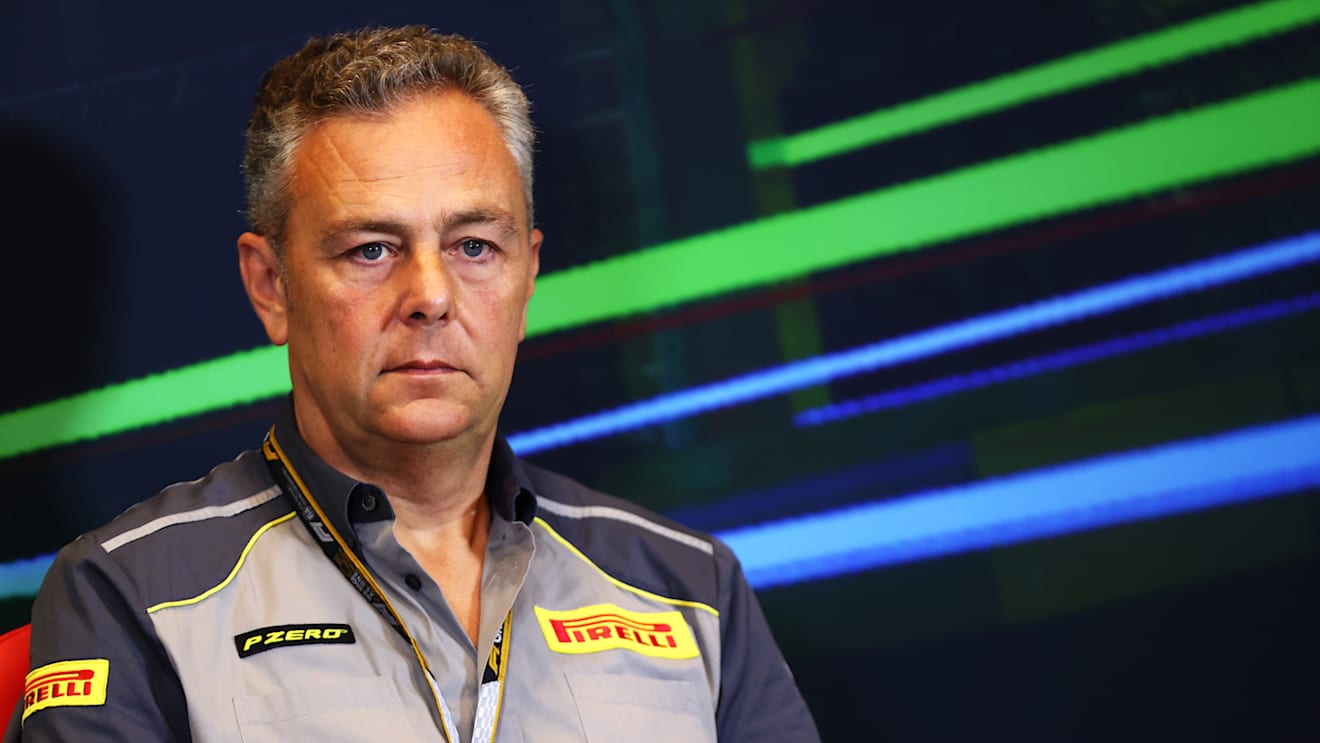 BAKU, AZERBAIJAN - JUNE 11: Director of Pirelli F1 Mario Isola looks on in the Team Principals Press Conference prior to final practice ahead of the F1 Grand Prix of Azerbaijan at Baku City Circuit on June 11, 2022 in Baku, Azerbaijan. (Photo by Dan Istitene - Formula 1/Formula 1 via Getty Images)