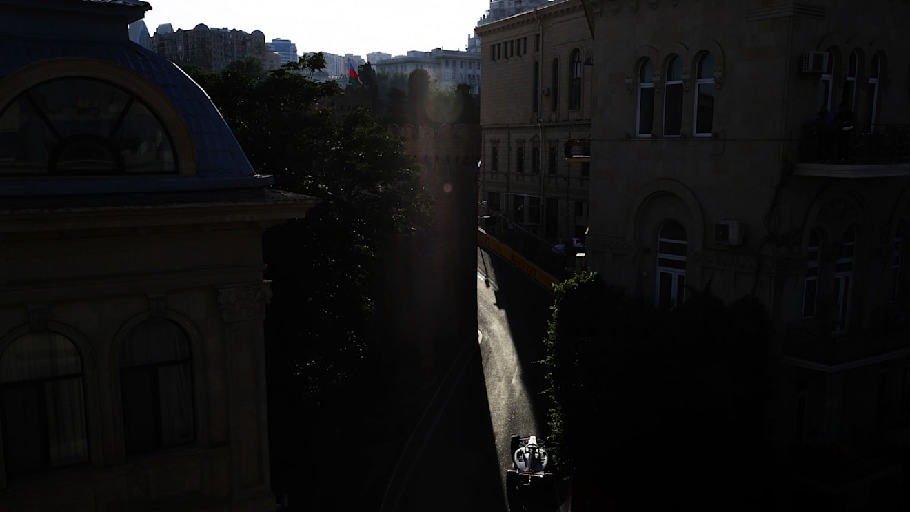 BAKU, AZERBAIJAN - JUNE 11: Mick Schumacher of Germany driving the (47) Haas F1 VF-22 Ferrari on track during qualifying ahead of the F1 Grand Prix of Azerbaijan at Baku City Circuit on June 11, 2022 in Baku, Azerbaijan. (Photo by Joe Portlock - Formula 1/Formula 1 via Getty Images)