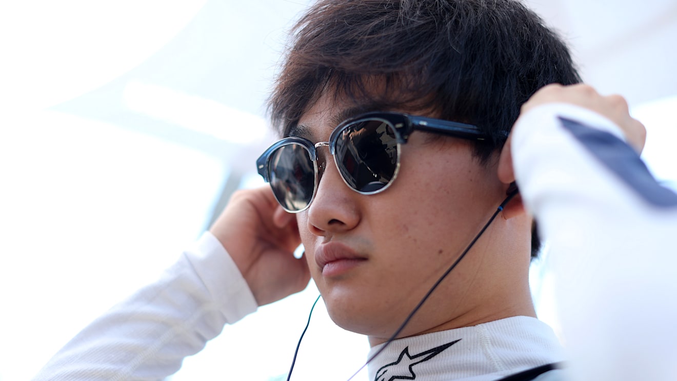 BAKU, AZERBAIJAN - JUNE 12: Yuki Tsunoda of Japan and Scuderia AlphaTauri prepares to drive on the grid during the F1 Grand Prix of Azerbaijan at Baku City Circuit on June 12, 2022 in Baku, Azerbaijan. (Photo by Peter Fox/Getty Images)