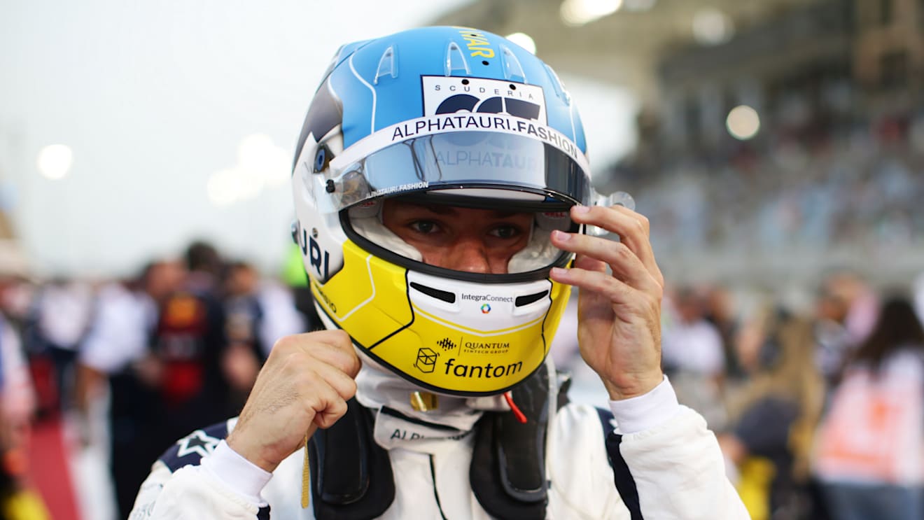 BAHRAIN, BAHRAIN - MARCH 20: Pierre Gasly of France and Scuderia AlphaTauri prepares to drive on the grid prior to the F1 Grand Prix of Bahrain at Bahrain International Circuit on March 20, 2022 in Bahrain, Bahrain. (Photo by Peter Fox/Getty Images)