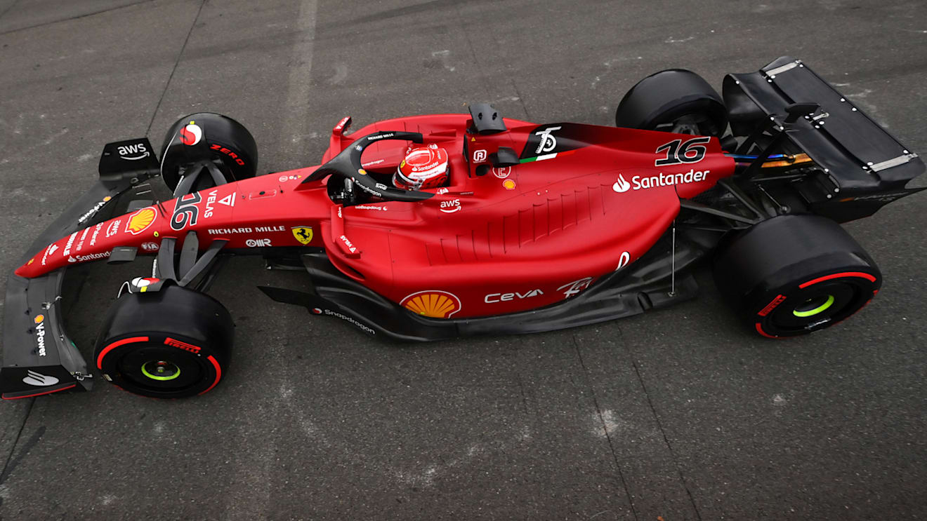 SPA, BELGIUM - AUGUST 26: Charles Leclerc of Monaco driving the (16) Ferrari F1-75 on track during practice ahead of the F1 Grand Prix of Belgium at Circuit de Spa-Francorchamps on August 26, 2022 in Spa, Belgium. (Photo by Dan Mullan/Getty Images)