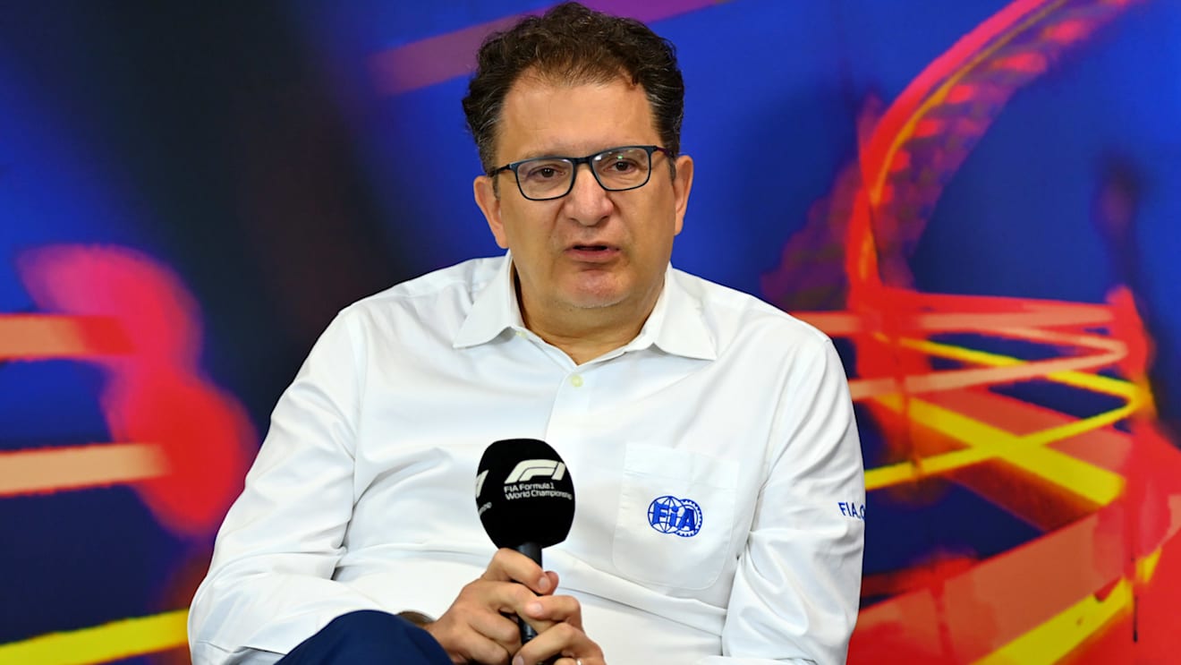 SPA, BELGIUM - AUGUST 27: Nikos Tombazis, FIA Single Seater Technical Director attends the Team Principals Press Conference prior to final practice ahead of the F1 Grand Prix of Belgium at Circuit de Spa-Francorchamps on August 27, 2022 in Spa, Belgium. (Photo by Dan Mullan/Getty Images)