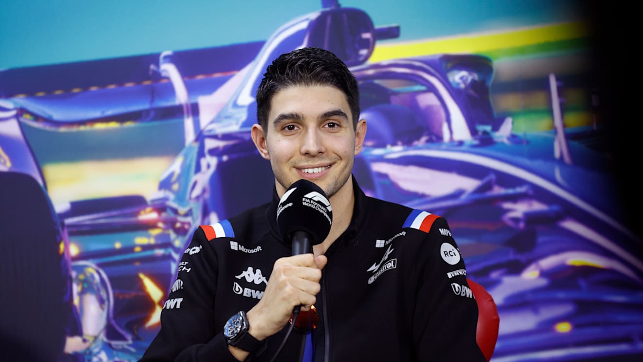 SAO PAULO, BRAZIL - NOVEMBER 10: Esteban Ocon of France and Alpine F1 attends the Drivers Press Conference during previews ahead of the F1 Grand Prix of Brazil at Autodromo Jose Carlos Pace on November 10, 2022 in Sao Paulo, Brazil. (Photo by Jared C. Tilton/Getty Images)