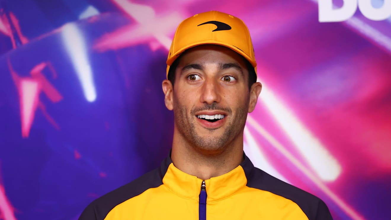 MONTREAL, QUEBEC - JUNE 17: Daniel Ricciardo of Australia and McLaren looks on in the Drivers Press Conference prior to practice ahead of the F1 Grand Prix of Canada at Circuit Gilles Villeneuve on June 17, 2022 in Montreal, Quebec. (Photo by Dan Istitene/Getty Images)