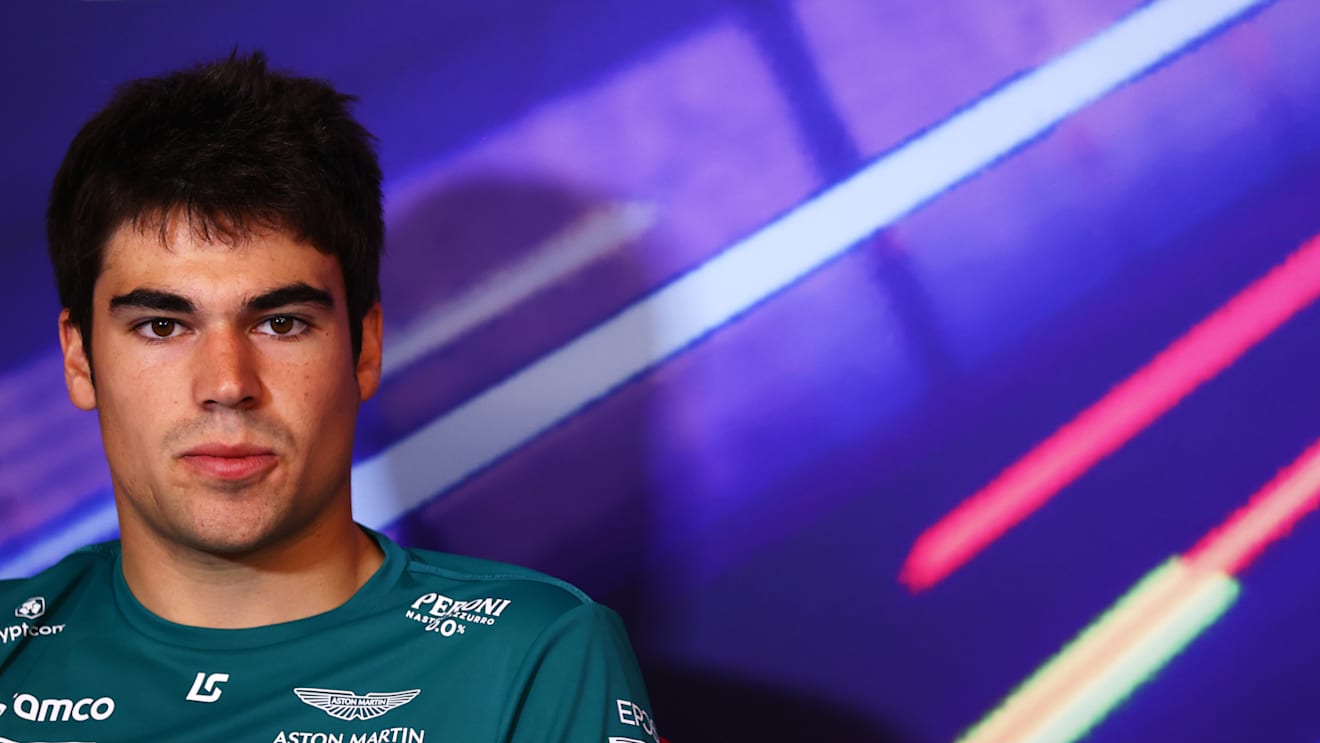 MONTREAL, QUEBEC - JUNE 17: Lance Stroll of Canada and Aston Martin F1 Team looks on in the Drivers Press Conference prior to practice ahead of the F1 Grand Prix of Canada at Circuit Gilles Villeneuve on June 17, 2022 in Montreal, Quebec. (Photo by Dan Istitene/Getty Images)