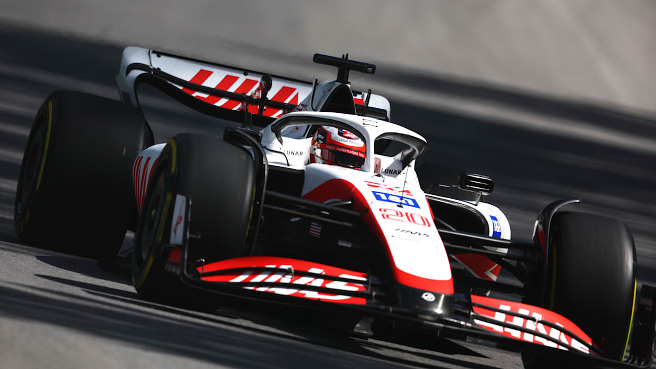 MONTREAL, QUEBEC - JUNE 17: Kevin Magnussen of Denmark driving the (20) Haas F1 VF-22 Ferrari on track during practice ahead of the F1 Grand Prix of Canada at Circuit Gilles Villeneuve on June 17, 2022 in Montreal, Quebec. (Photo by Clive Rose/Getty Images)