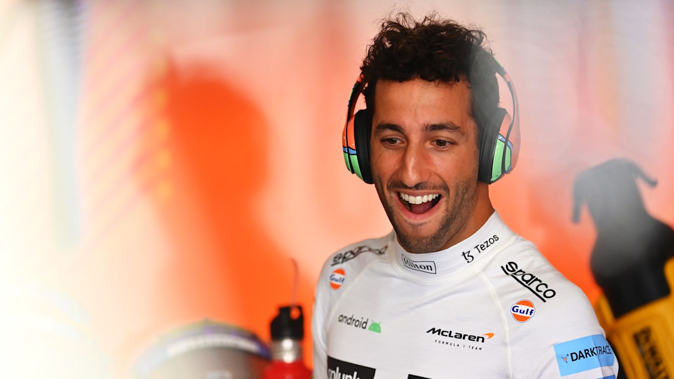 MONTREAL, QUEBEC - JUNE 17: Daniel Ricciardo of Australia and McLaren looks on in the garage during practice ahead of the F1 Grand Prix of Canada at Circuit Gilles Villeneuve on June 17, 2022 in Montreal, Quebec. (Photo by Dan Mullan/Getty Images)