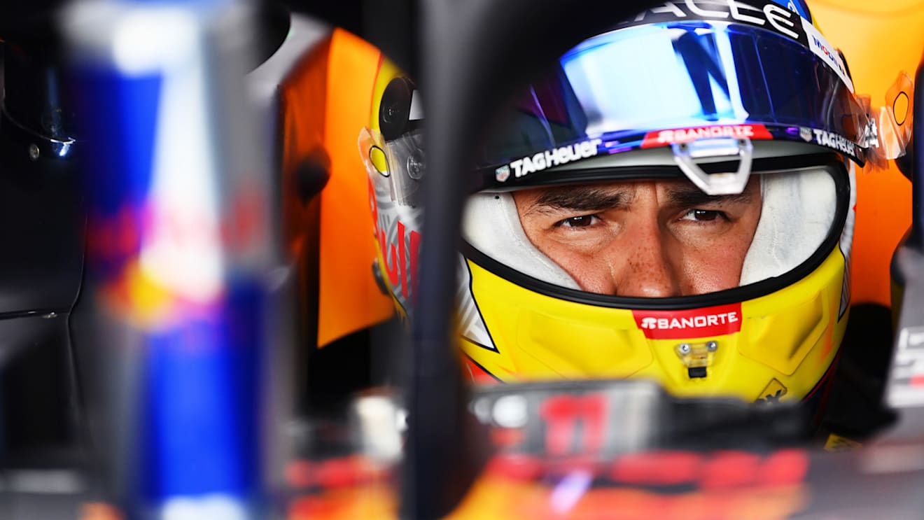 MONTREAL, QUEBEC - JUNE 17: Sergio Perez of Mexico and Oracle Red Bull Racing prepares to drive in the garage during practice ahead of the F1 Grand Prix of Canada at Circuit Gilles Villeneuve on June 17, 2022 in Montreal, Quebec. (Photo by Dan Mullan/Getty Images)
