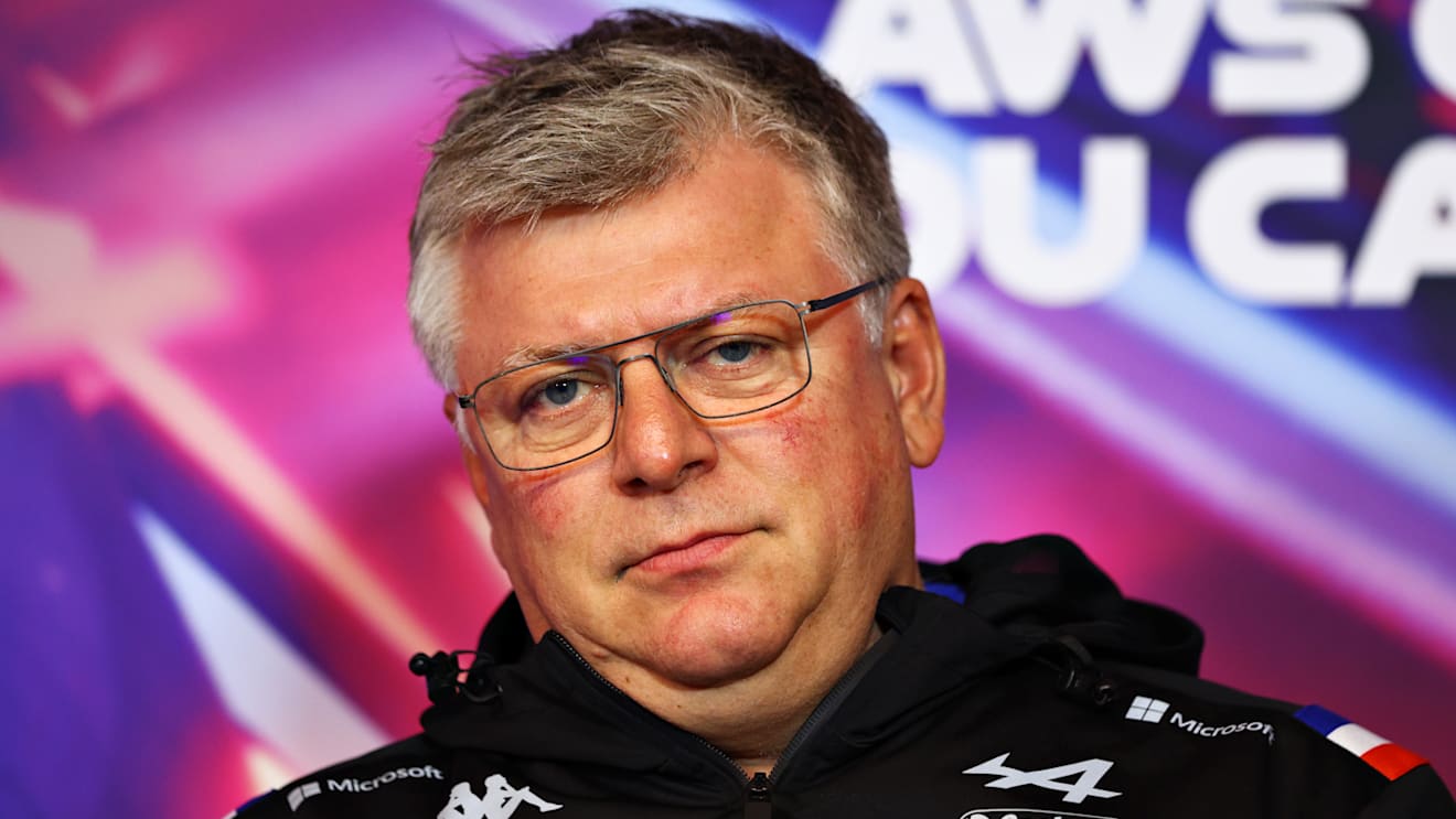 MONTREAL, QUEBEC - JUNE 18: Otmar Szafnauer, Team Principal of Alpine F1 looks on in the Team Principals Press Conference prior to final practice ahead of the F1 Grand Prix of Canada at Circuit Gilles Villeneuve on June 18, 2022 in Montreal, Quebec. (Photo by Clive Rose/Getty Images)
