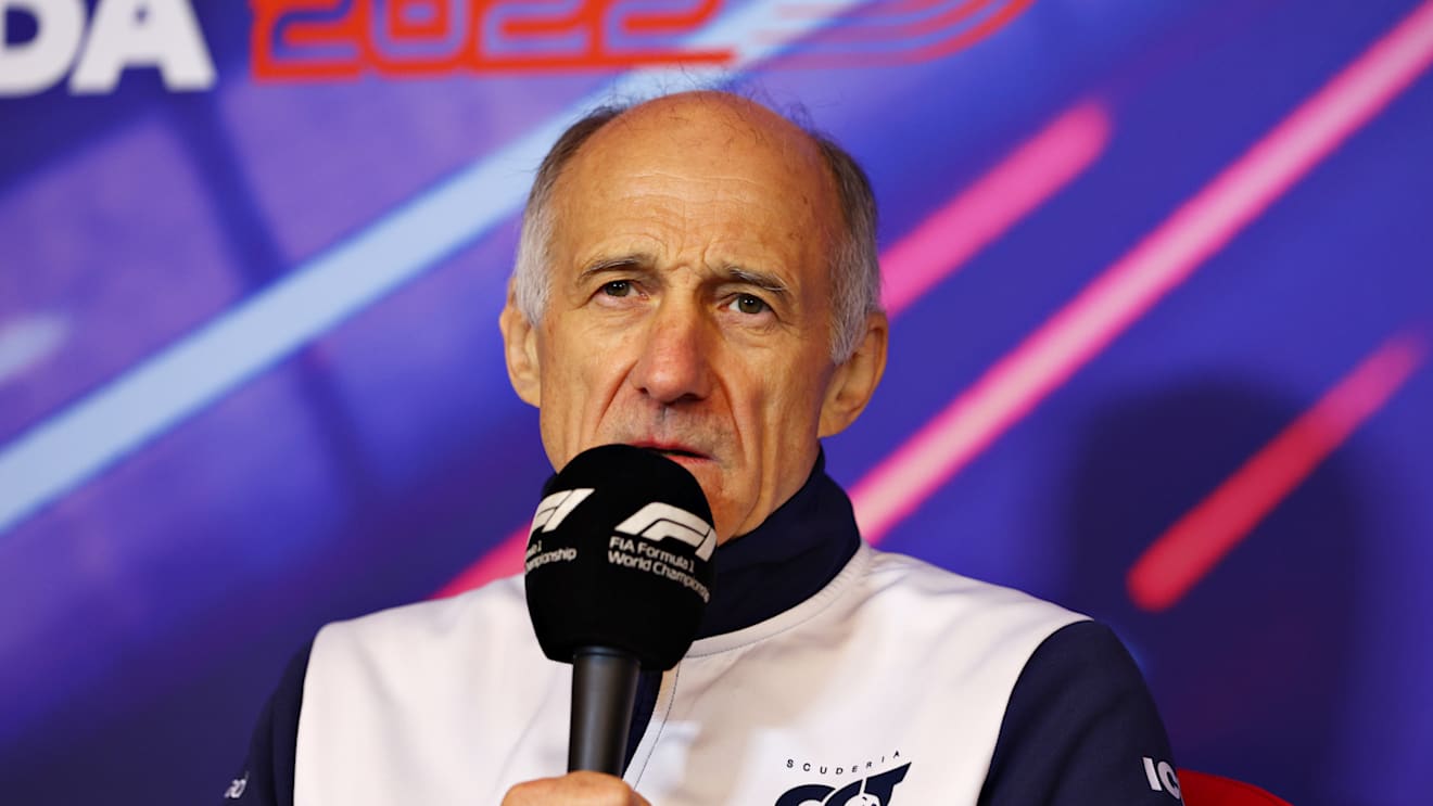 MONTREAL, QUEBEC - JUNE 18: Scuderia AlphaTauri Team Principal Franz Tost talks in the Team Principals Press Conference prior to final practice ahead of the F1 Grand Prix of Canada at Circuit Gilles Villeneuve on June 18, 2022 in Montreal, Quebec. (Photo by Clive Rose/Getty Images)