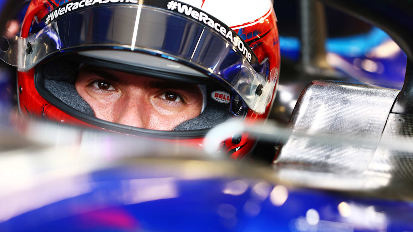 BUDAPEST, HUNGARY - JULY 29: Nicholas Latifi of Canada and Williams prepares to drive in the garage during practice ahead of the F1 Grand Prix of Hungary at Hungaroring on July 29, 2022 in Budapest, Hungary. (Photo by Mark Thompson/Getty Images)