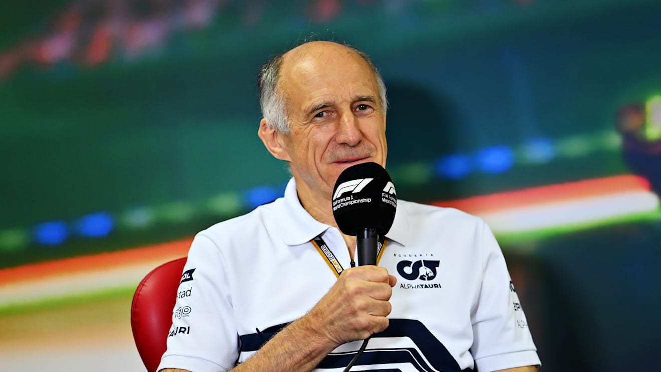 BUDAPEST, HUNGARY - JULY 30: Scuderia AlphaTauri Team Principal Franz Tost attends the Team Principals Press Conference prior to final practice ahead of the F1 Grand Prix of Hungary at Hungaroring on July 30, 2022 in Budapest, Hungary. (Photo by Dan Mullan/Getty Images)