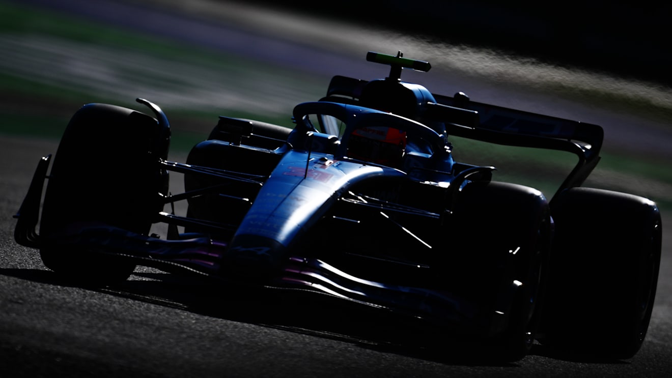 MONZA, ITALY - SEPTEMBER 09: Esteban Ocon of France driving the (31) Alpine F1 A522 Renault on track during practice ahead of the F1 Grand Prix of Italy at Autodromo Nazionale Monza on September 09, 2022 in Monza, Italy. (Photo by Clive Mason/Getty Images)