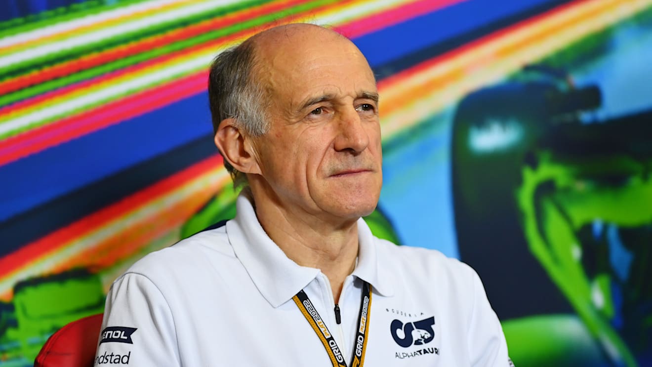 MONZA, ITALY - SEPTEMBER 10: Scuderia AlphaTauri Team Principal Franz Tost attends the Team Principals Press Conference prior to final practice ahead of the F1 Grand Prix of Italy at Autodromo Nazionale Monza on September 10, 2022 in Monza, Italy. (Photo by Dan Mullan/Getty Images)