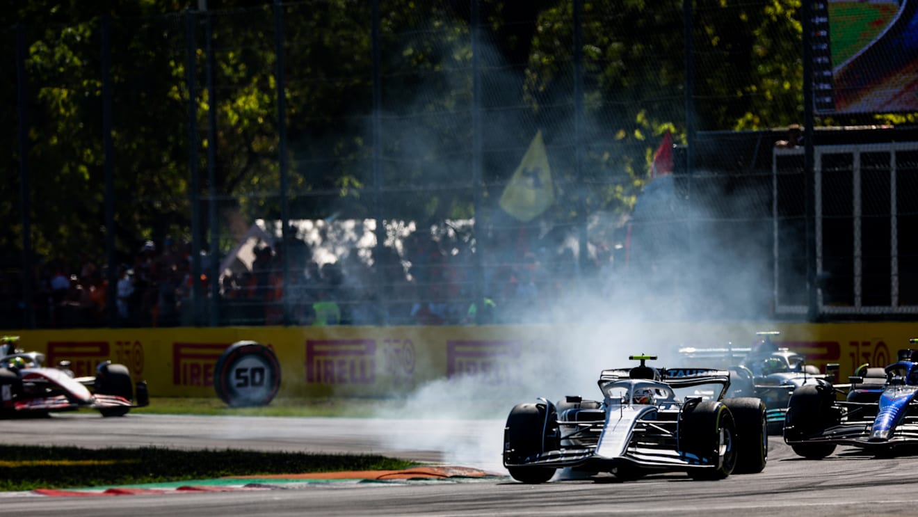 MONZA, ITALY - SEPTEMBER 11: Pierre Gasly of Scuderia AlphaTauri and France  during the F1 Grand Prix of Italy at Autodromo Nazionale Monza on September 11, 2022 in Monza, Italy. (Photo by Peter Fox/Getty Images)