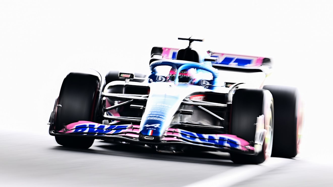 SUZUKA, JAPAN - OCTOBER 08: Fernando Alonso of Spain driving the (14) Alpine F1 A522 Renault on track during final practice ahead of the F1 Grand Prix of Japan at Suzuka International Racing Course on October 08, 2022 in Suzuka, Japan. (Photo by Clive Mason/Getty Images)