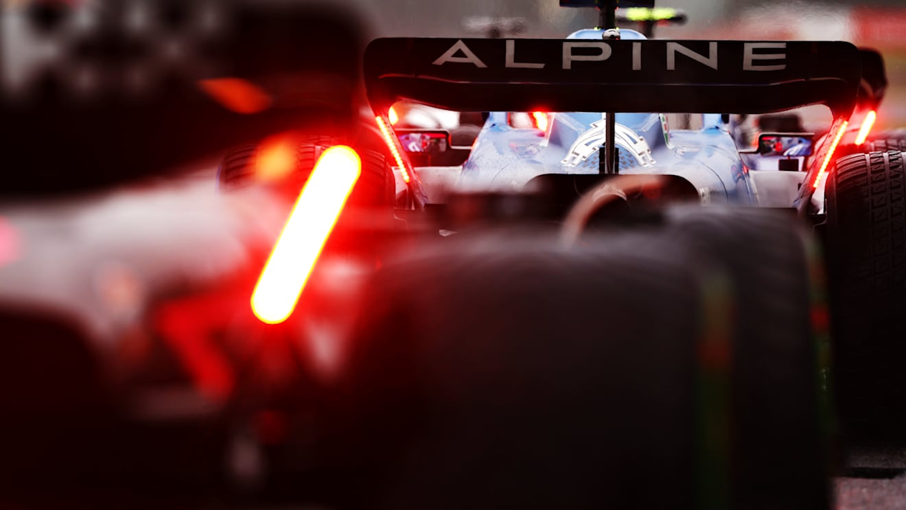 SUZUKA, JAPAN - OCTOBER 09: Fernando Alonso of Spain driving the (14) Alpine F1 A522 Renault in the Pitlane prior to the F1 Grand Prix of Japan at Suzuka International Racing Course on October 09, 2022 in Suzuka, Japan. (Photo by Mark Thompson/Getty Images )