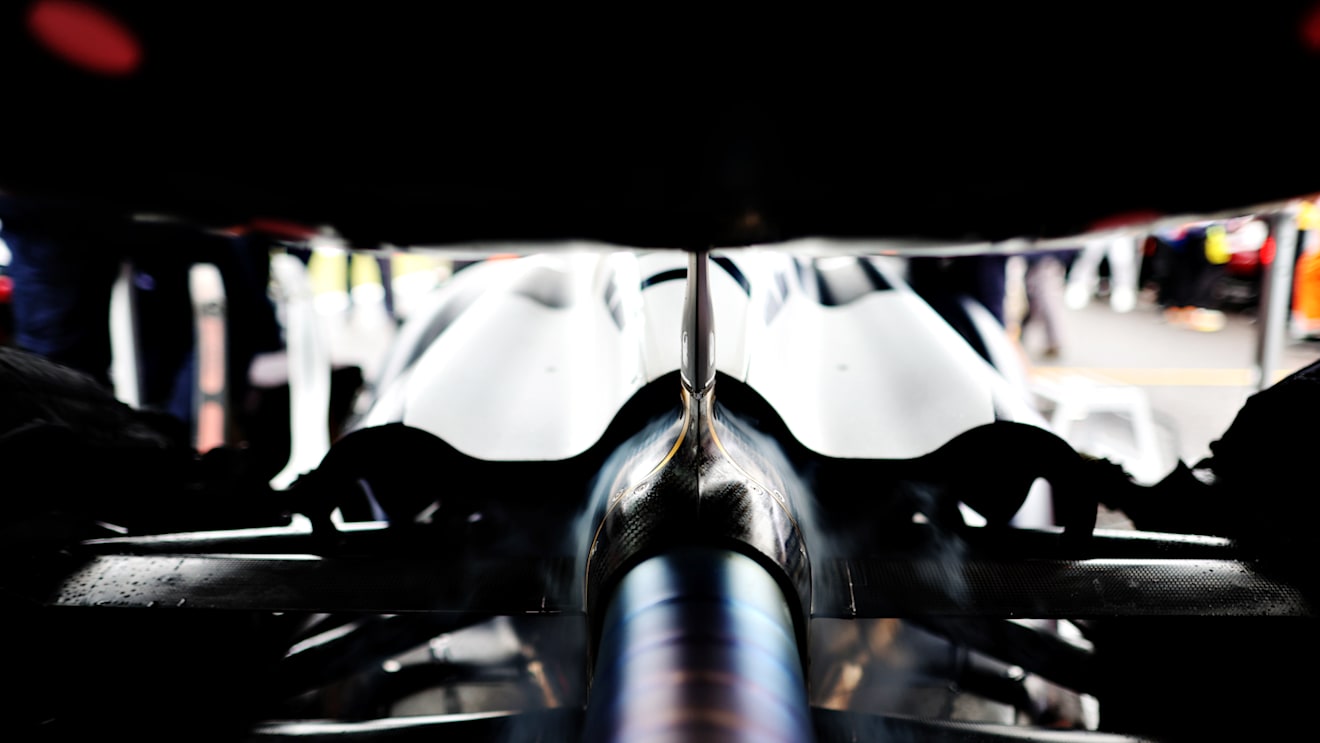 SUZUKA, JAPAN - OCTOBER 09: A detail view of the car of Yuki Tsunoda of Japan and Scuderia AlphaTauri during the F1 Grand Prix of Japan at Suzuka International Racing Course on October 09, 2022 in Suzuka, Japan. (Photo by Peter Fox/Getty Images)