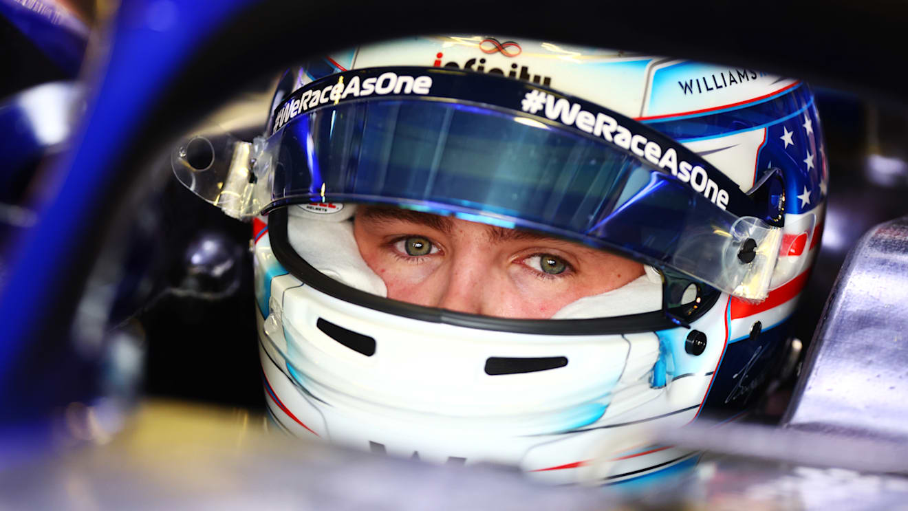 MEXICO CITY, MEXICO - OCTOBER 28: Logan Sargeant of United States and Williams prepares to drive in the garage during practice ahead of the F1 Grand Prix of Mexico at Autodromo Hermanos Rodriguez on October 28, 2022 in Mexico City, Mexico. (Photo by Dan Istitene - Formula 1/Formula 1 via Getty Images)