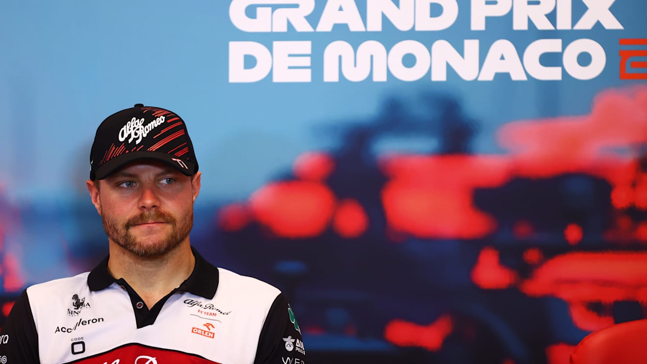 MONTE-CARLO, MONACO - MAY 27: Valtteri Bottas of Finland and Alfa Romeo F1 looks on in the Drivers Press Conference prior to practice ahead of the F1 Grand Prix of Monaco at Circuit de Monaco on May 27, 2022 in Monte-Carlo, Monaco. (Photo by Dan Istitene/Getty Images)