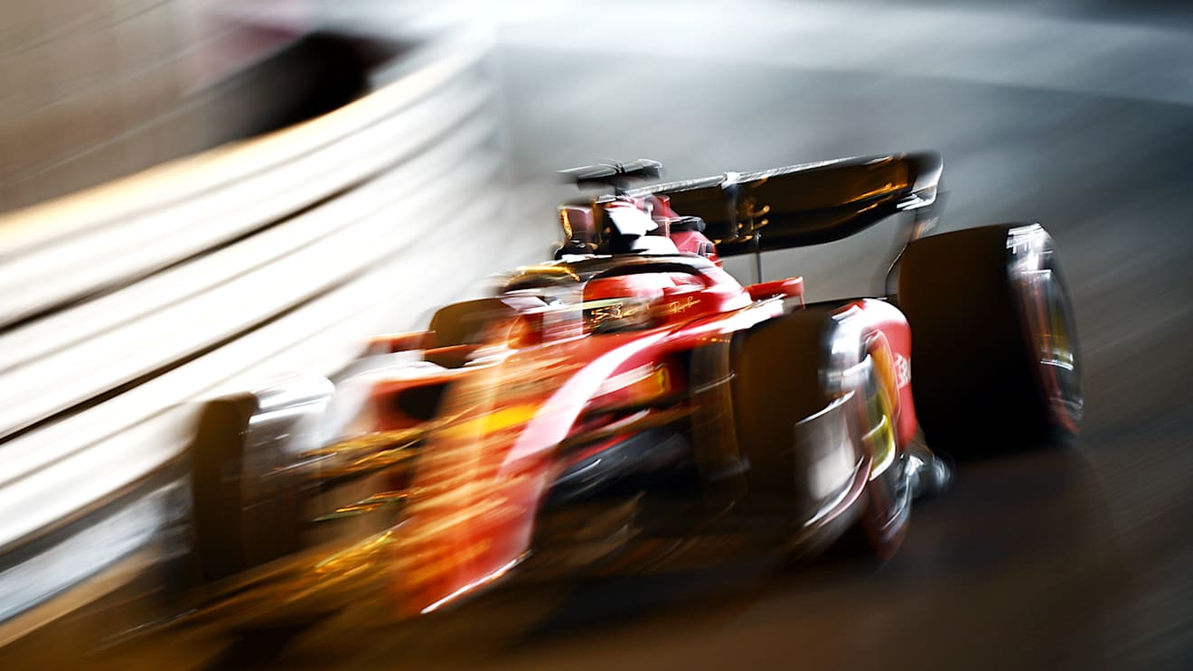 MONTE-CARLO, MONACO - MAY 28: Carlos Sainz of Spain driving (55) the Ferrari F1-75 on track during final practice ahead of the F1 Grand Prix of Monaco at Circuit de Monaco on May 28, 2022 in Monte-Carlo, Monaco. (Photo by Clive Mason - Formula 1/Formula 1 via Getty Images)