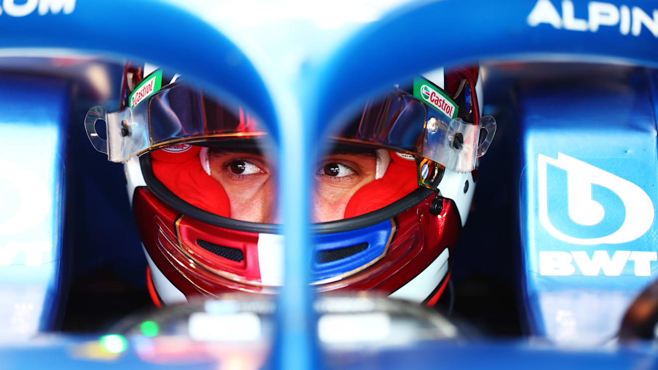 ZANDVOORT, NETHERLANDS - SEPTEMBER 02: Esteban Ocon of France and Alpine F1 prepares to drive in the garage during practice ahead of the F1 Grand Prix of The Netherlands at Circuit Zandvoort on September 02, 2022 in Zandvoort, Netherlands. (Photo by Alex Pantling - Formula 1/Formula 1 via Getty Images)