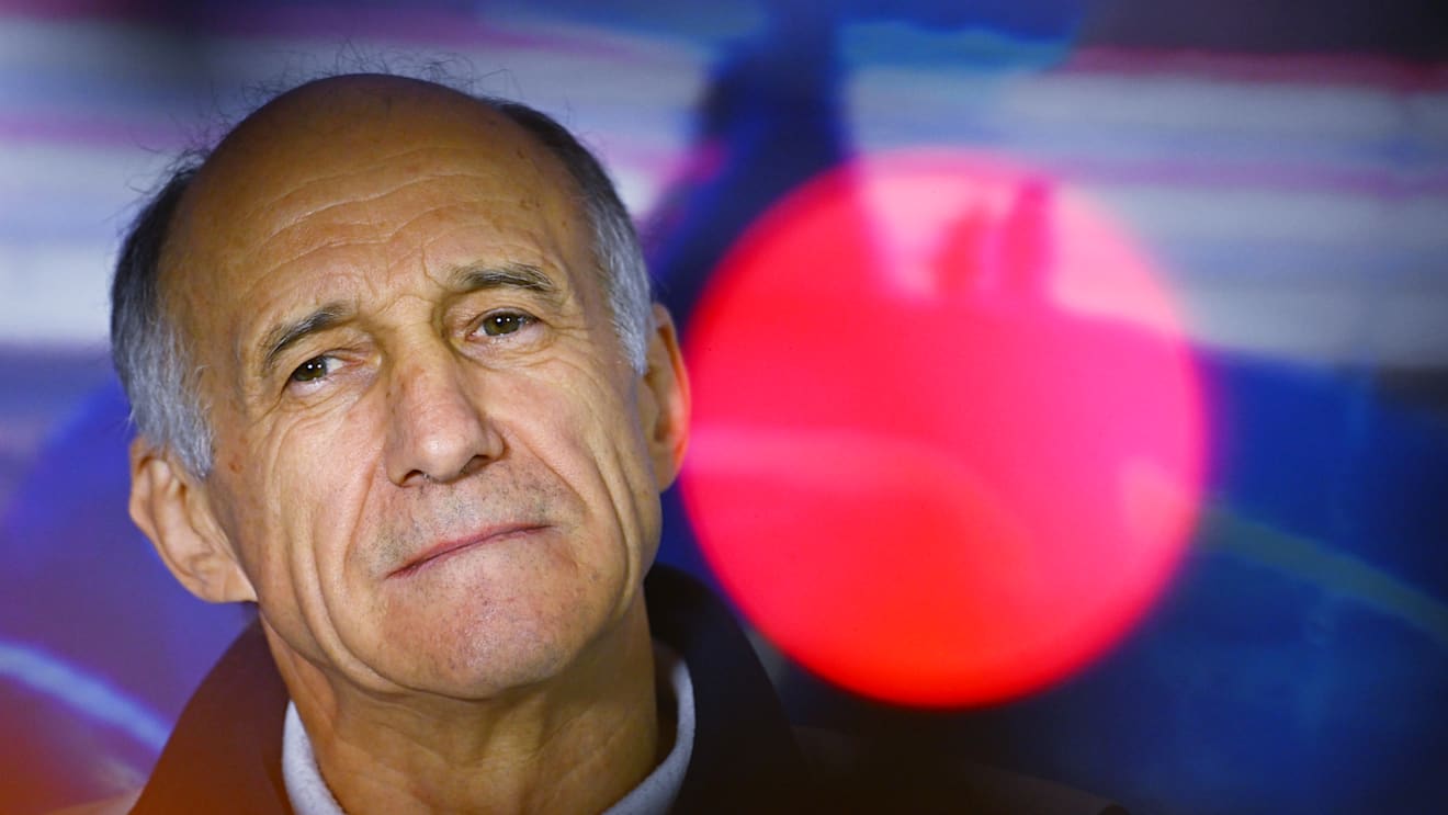 ZANDVOORT, NETHERLANDS - SEPTEMBER 03: Scuderia AlphaTauri Team Principal Franz Tost attends the Team Principals Press Conference prior to final practice ahead of the F1 Grand Prix of The Netherlands at Circuit Zandvoort on September 03, 2022 in Zandvoort, Netherlands. (Photo by Clive Mason/Getty Images)