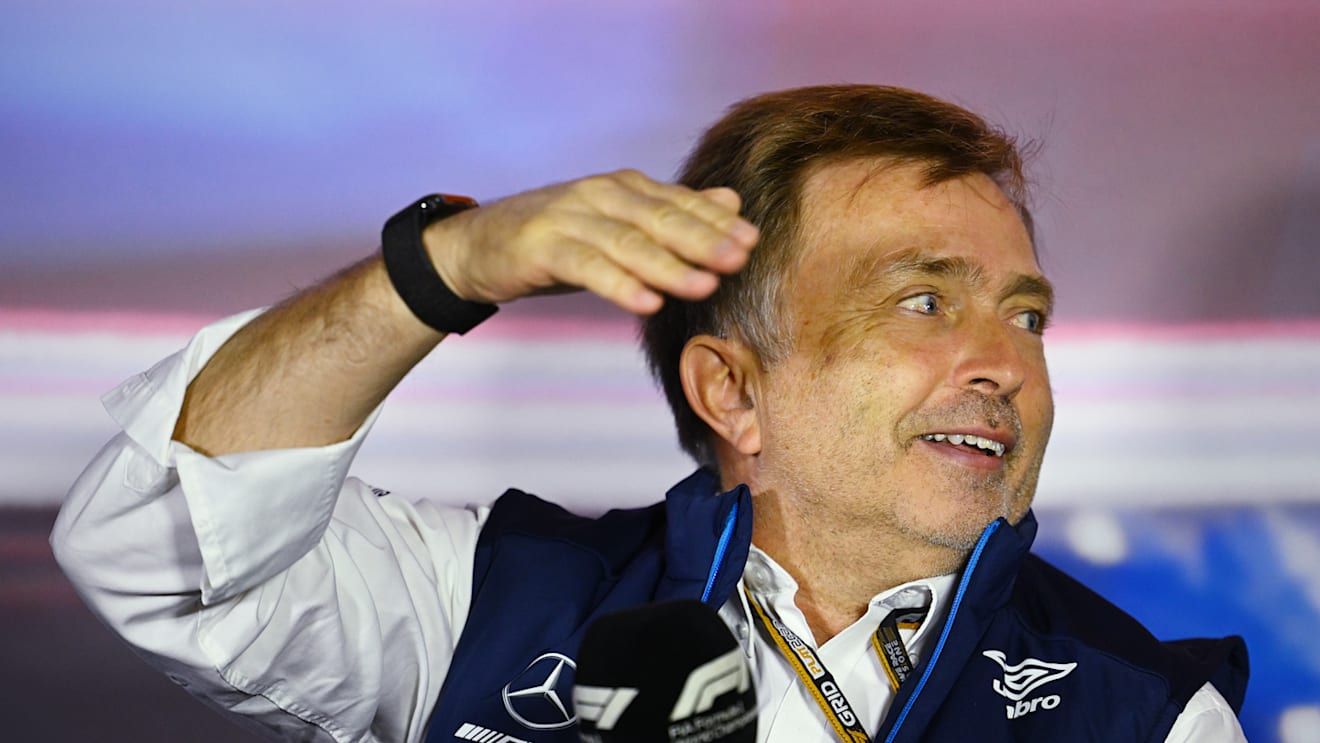 ZANDVOORT, NETHERLANDS - SEPTEMBER 03: Jost Capito, CEO of Williams F1 attends the Team Principals Press Conference prior to final practice ahead of the F1 Grand Prix of The Netherlands at Circuit Zandvoort on September 03, 2022 in Zandvoort, Netherlands. (Photo by Clive Mason/Getty Images)