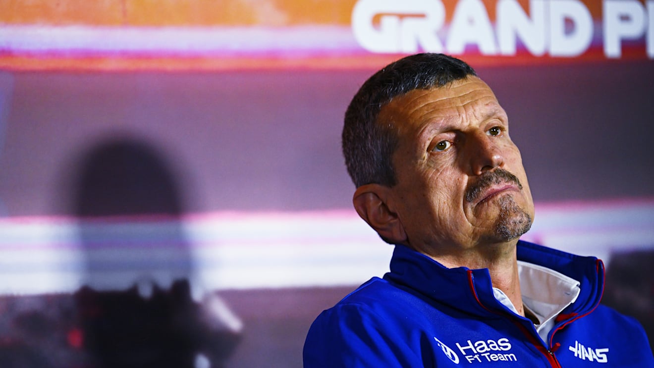 ZANDVOORT, NETHERLANDS - SEPTEMBER 03: Haas F1 Team Principal Guenther Steiner attends the Team Principals Press Conference prior to final practice ahead of the F1 Grand Prix of The Netherlands at Circuit Zandvoort on September 03, 2022 in Zandvoort, Netherlands. (Photo by Clive Mason/Getty Images)
