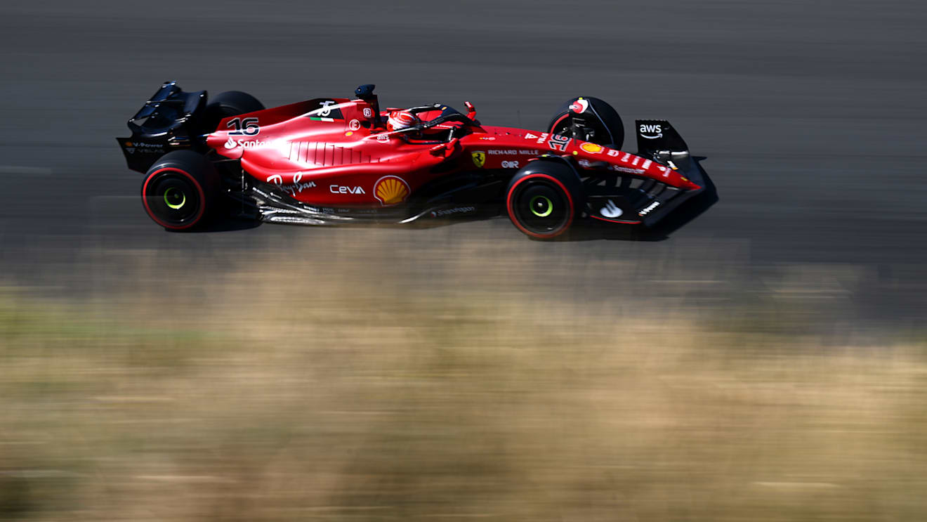 ZANDVOORT, NETHERLANDS - SEPTEMBER 03: Charles Leclerc of Monaco driving the (16) Ferrari F1-75 on track during final practice ahead of the F1 Grand Prix of The Netherlands at Circuit Zandvoort on September 03, 2022 in Zandvoort, Netherlands. (Photo by Clive Mason/Getty Images)