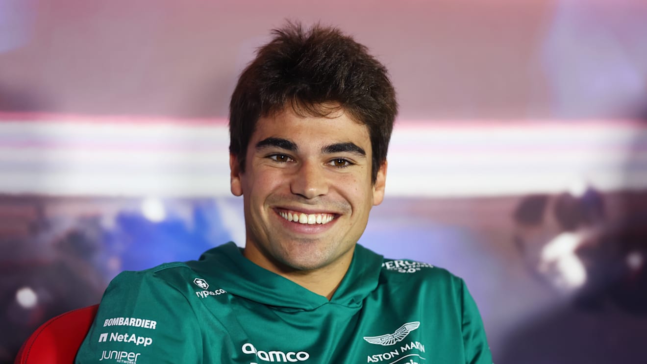ZANDVOORT, NETHERLANDS - SEPTEMBER 01: Lance Stroll of Canada and Aston Martin F1 Team attends the Drivers Press Conference during previews ahead of the F1 Grand Prix of The Netherlands at Circuit Zandvoort on September 01, 2022 in Zandvoort, Netherlands. (Photo by Lars Baron/Getty Images)