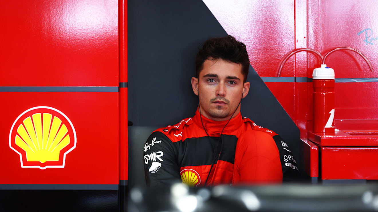 JEDDAH, SAUDI ARABIA - MARCH 25: Charles Leclerc of Monaco and Ferrari prepares to drive in the garage during practice ahead of the F1 Grand Prix of Saudi Arabia at the Jeddah Corniche Circuit on March 25, 2022 in Jeddah, Saudi Arabia. (Photo by Lars Baron/Getty Images)