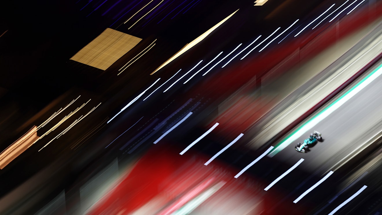 JEDDAH, SAUDI ARABIA - MARCH 26: Lance Stroll of Canada driving the (18) Aston Martin AMR22 Mercedes on track during qualifying ahead of the F1 Grand Prix of Saudi Arabia at the Jeddah Corniche Circuit on March 26, 2022 in Jeddah, Saudi Arabia. (Photo by Clive Rose - Formula 1/Formula 1 via Getty Images)