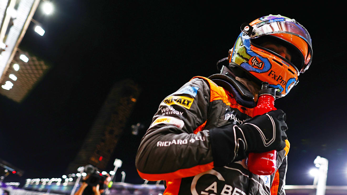 JEDDAH, SAUDI ARABIA - MARCH 26: Daniel Ricciardo of Australia and McLaren walks in the Pitlane after qualifying in 12th position during qualifying ahead of the F1 Grand Prix of Saudi Arabia at the Jeddah Corniche Circuit on March 26, 2022 in Jeddah, Saudi Arabia. (Photo by Mark Thompson/Getty Images)