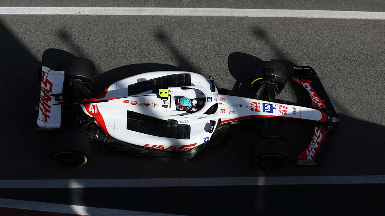 BARCELONA, SPAIN - MAY 20: Mick Schumacher of Germany driving the (47) Haas F1 VF-22 Ferrari during practice ahead of the F1 Grand Prix of Spain at Circuit de Barcelona-Catalunya on May 20, 2022 in Barcelona, Spain. (Photo by Bryn Lennon - Formula 1/Formula 1 via Getty Images)