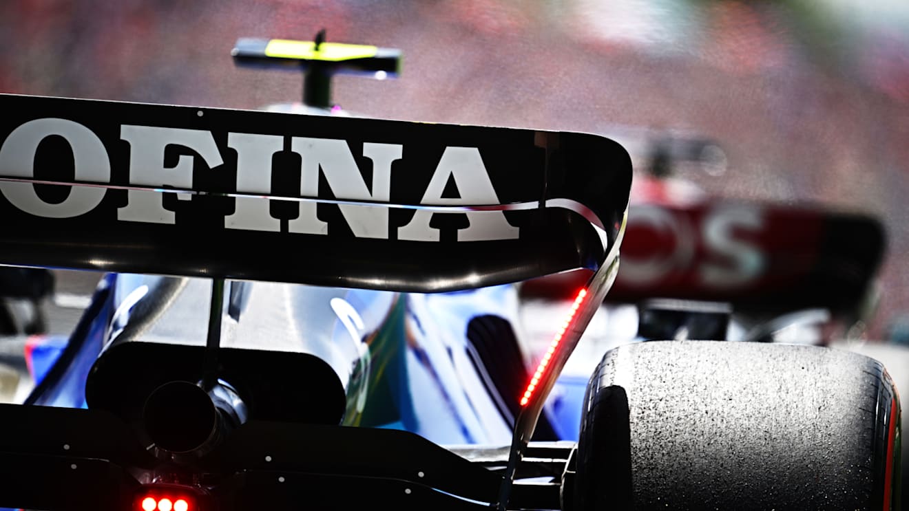 BARCELONA, SPAIN - MAY 21: Nicholas Latifi of Canada driving the (6) Williams FW44 Mercedes on track during practice ahead of the F1 Grand Prix of Spain at Circuit de Barcelona-Catalunya on May 21, 2022 in Barcelona, Spain. (Photo by Clive Mason/Getty Images)