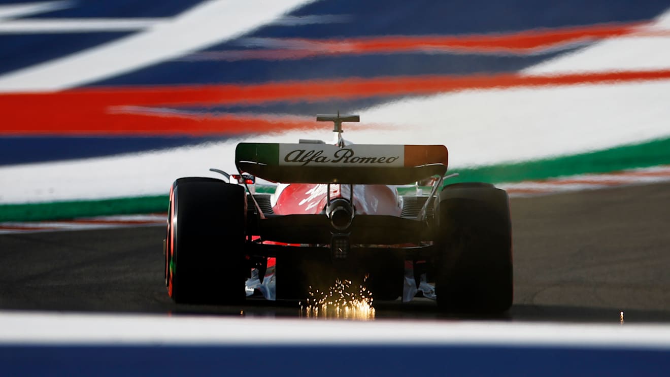 AUSTIN, TEXAS - OCTOBER 22: Valtteri Bottas of Finland driving the (77) Alfa Romeo F1 C42 Ferrari on track during qualifying ahead of the F1 Grand Prix of USA at Circuit of The Americas on October 22, 2022 in Austin, Texas. (Photo by Jared C. Tilton/Getty Images)