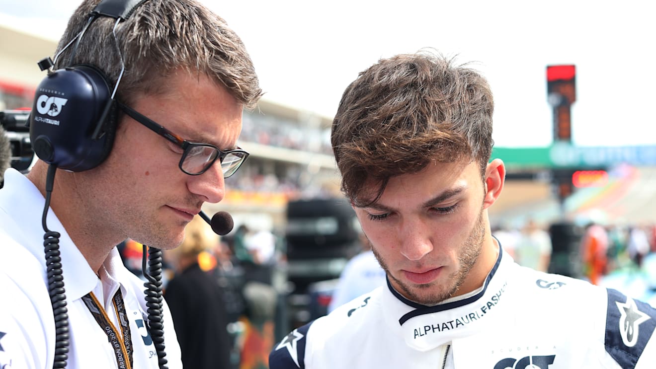 AUSTIN, TEXAS - OCTOBER 23: Pierre Gasly of France and Scuderia AlphaTauri prepares to drive on the grid during the F1 Grand Prix of USA at Circuit of The Americas on October 23, 2022 in Austin, Texas. (Photo by Peter Fox/Getty Images)
