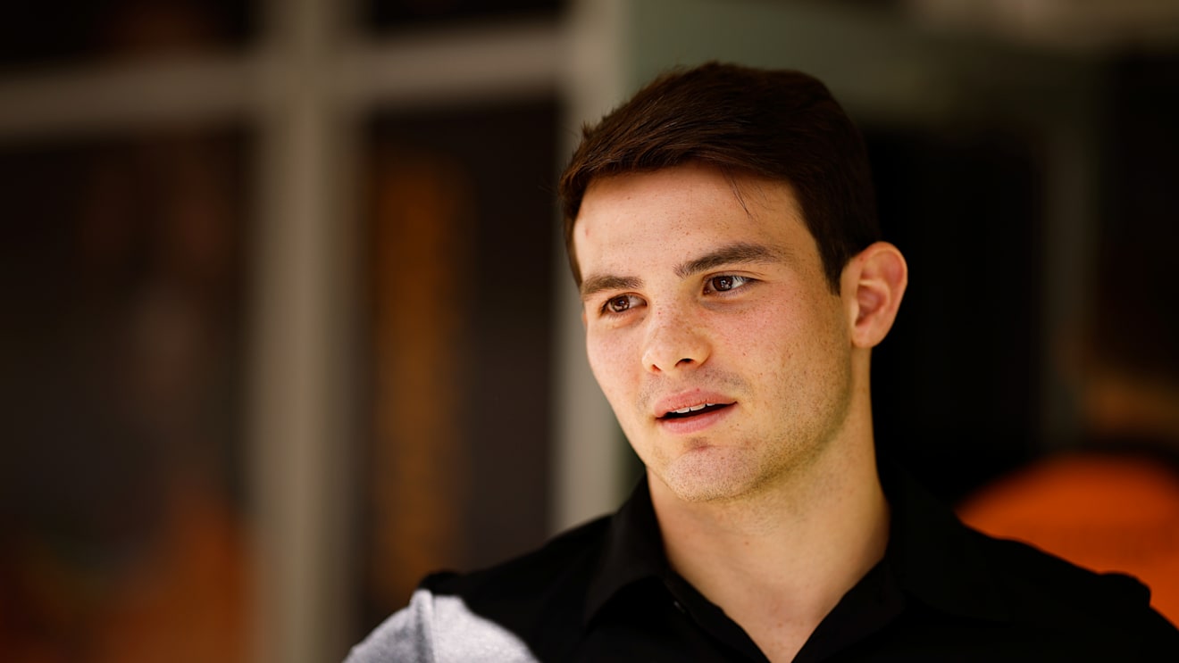 AUSTIN, TEXAS - OCTOBER 20: Pato O'Ward of Mexico and McLaren looks on in the Paddock during previews ahead of the F1 Grand Prix of USA at Circuit of The Americas on October 20, 2022 in Austin, Texas. (Photo by Chris Graythen/Getty Images)