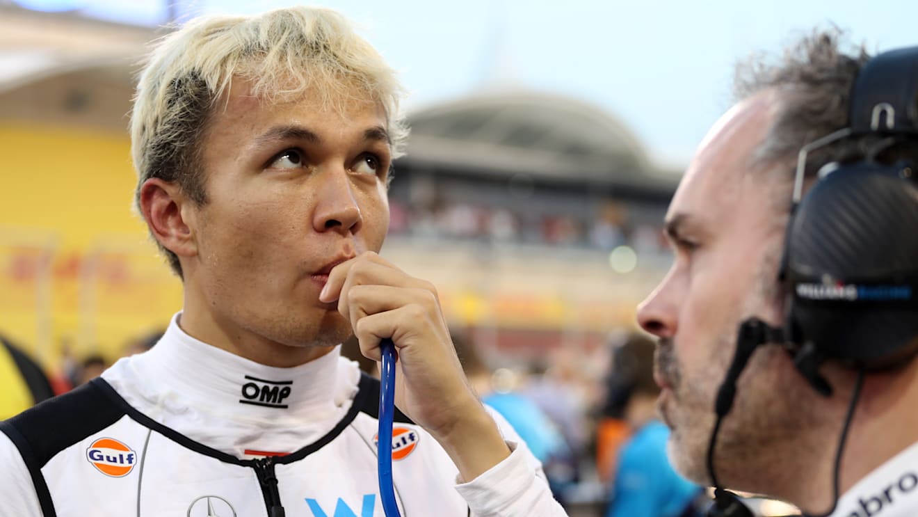BAHRAIN, BAHRAIN - MARCH 05: Alexander Albon of Thailand and Williams prepares to drive on the grid during the F1 Grand Prix of Bahrain at Bahrain International Circuit on March 05, 2023 in Bahrain, Bahrain. (Photo by Peter Fox/Getty Images)