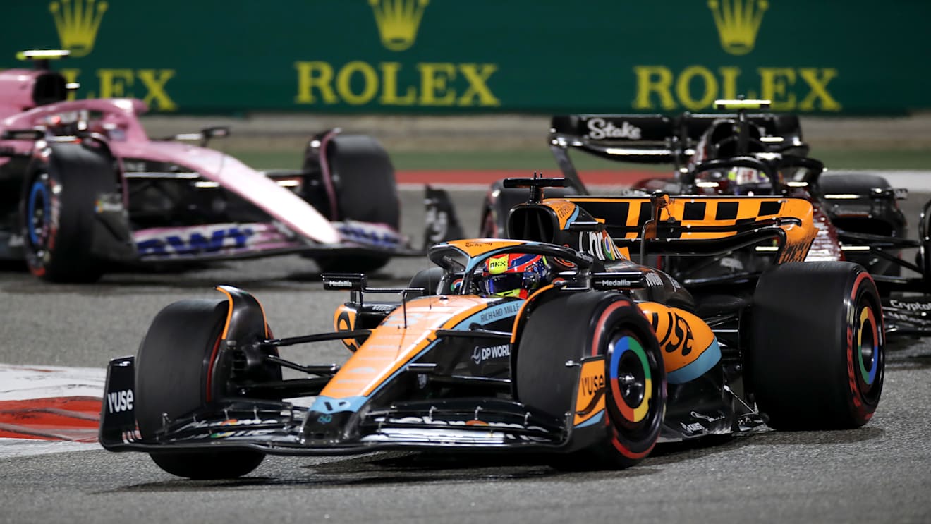 BAHRAIN, BAHRAIN - MARCH 05: Oscar Piastri of Australia driving the (81) McLaren MCL60 Mercedes on track during the F1 Grand Prix of Bahrain at Bahrain International Circuit on March 05, 2023 in Bahrain, Bahrain. (Photo by Peter Fox/Getty Images)