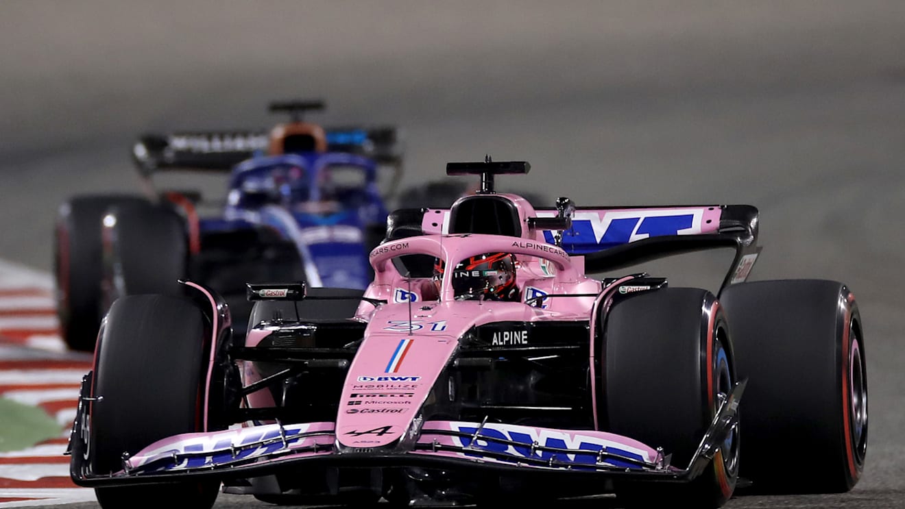 BAHRAIN, BAHRAIN - MARCH 05: Esteban Ocon of France driving the (31) Alpine F1 A523 Renault on track during the F1 Grand Prix of Bahrain at Bahrain International Circuit on March 05, 2023 in Bahrain, Bahrain. (Photo by Peter Fox/Getty Images)