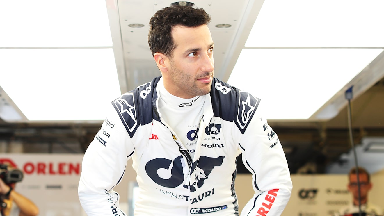 Ricciardo was back in the paddock as a full-time F1 driver on Thursday