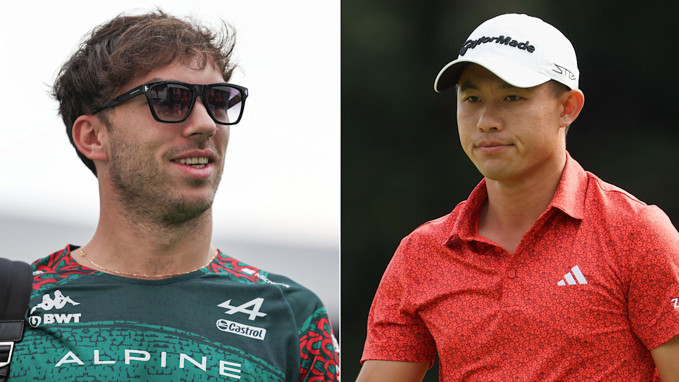 Pierre Gasly and Collin Morikawa have also been paired together