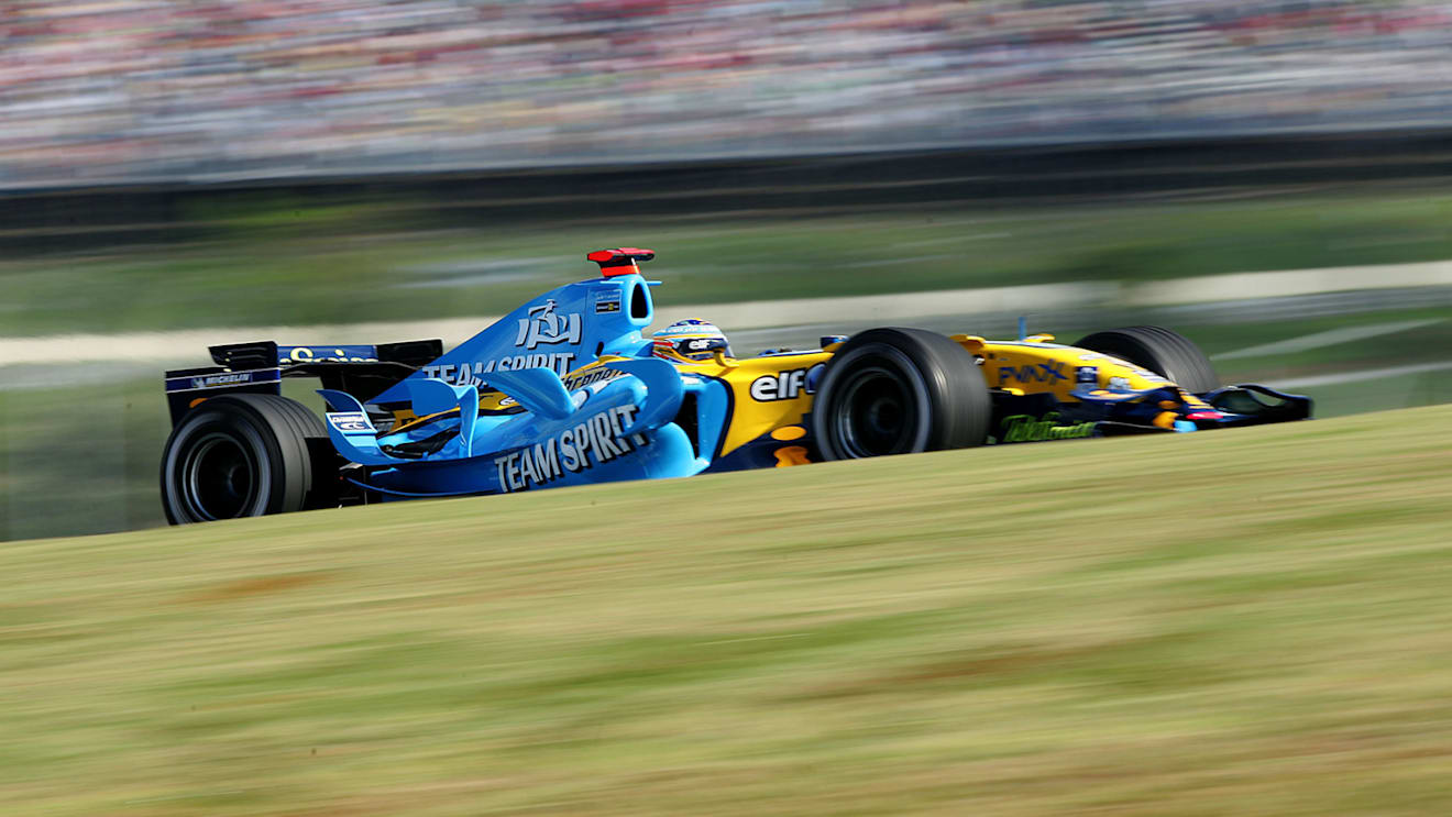 Alonso and his blue and yellow-coloured Renaults were a force to be reckoned with