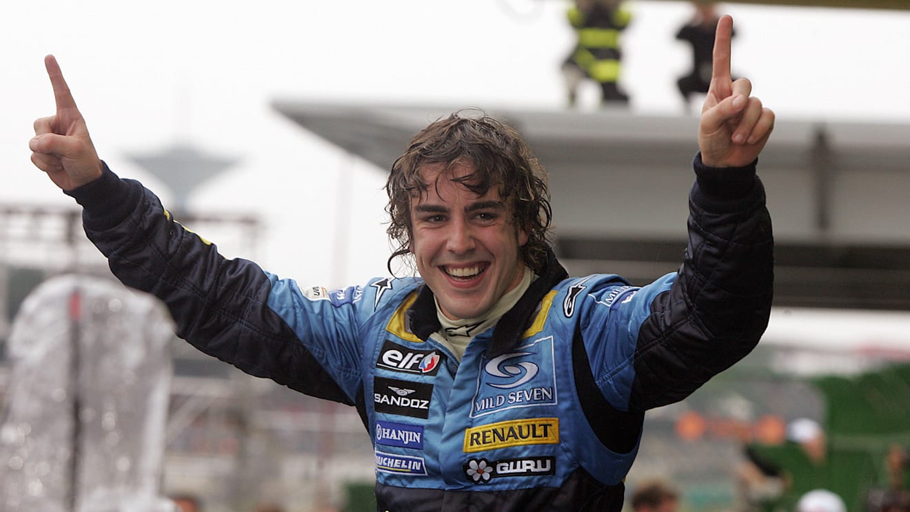 Alonso’s title-winning patch came in the mid-noughties, going back-to-back in 2005 and 2006