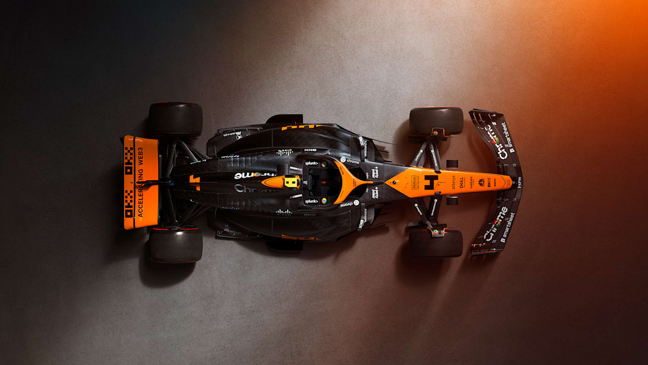 A closer look at the special livery McLaren will use in Singapore and Japan