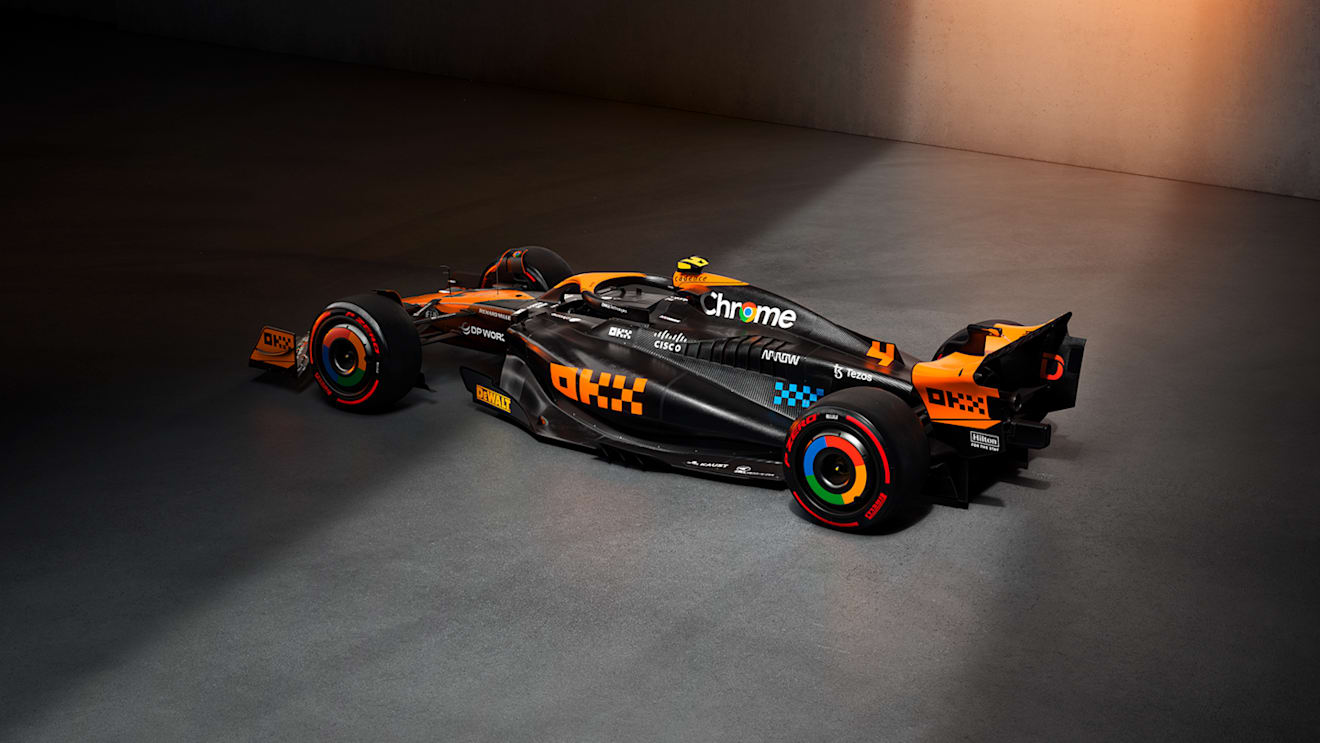 A closer look at the special livery McLaren will use in Singapore and Japan