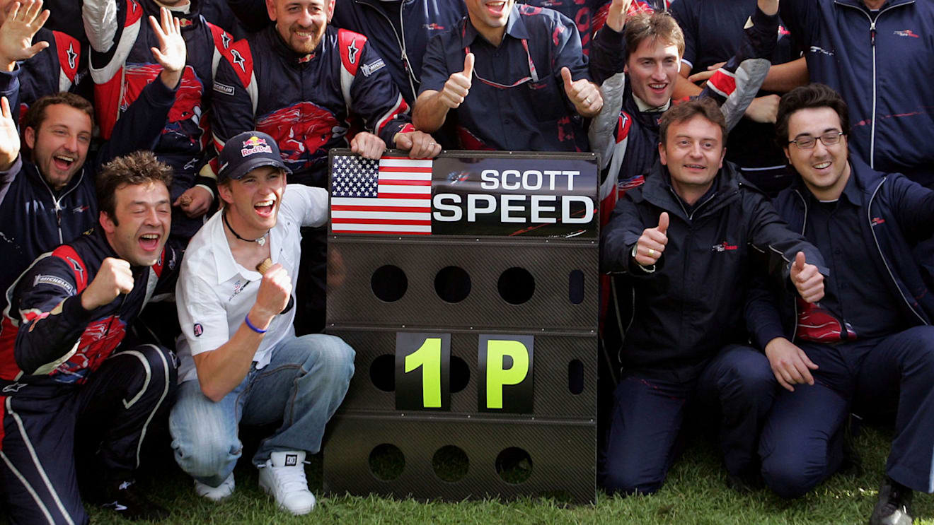He celebrated a points finish in Australia, only for the result to be taken away